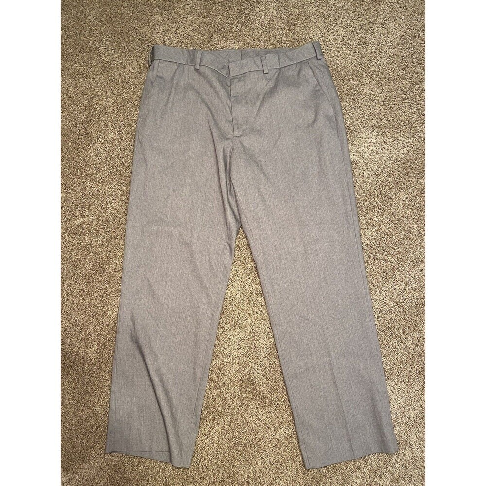 Van Heusen Mens Dress Pants 36/30 Straight Beige business casual